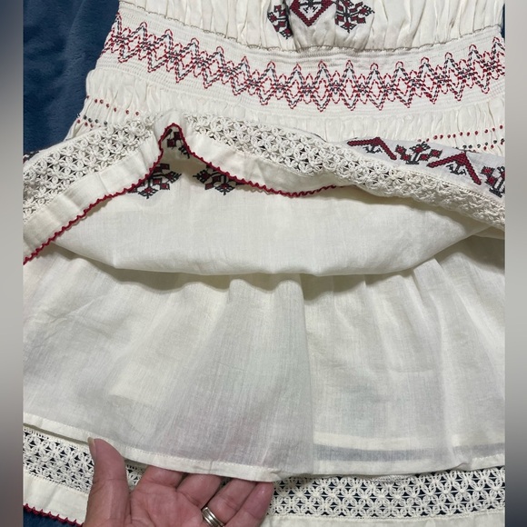 TULAROSA Marietta Off Shoulder Embroidered Dress XS - Picture 12 of 15